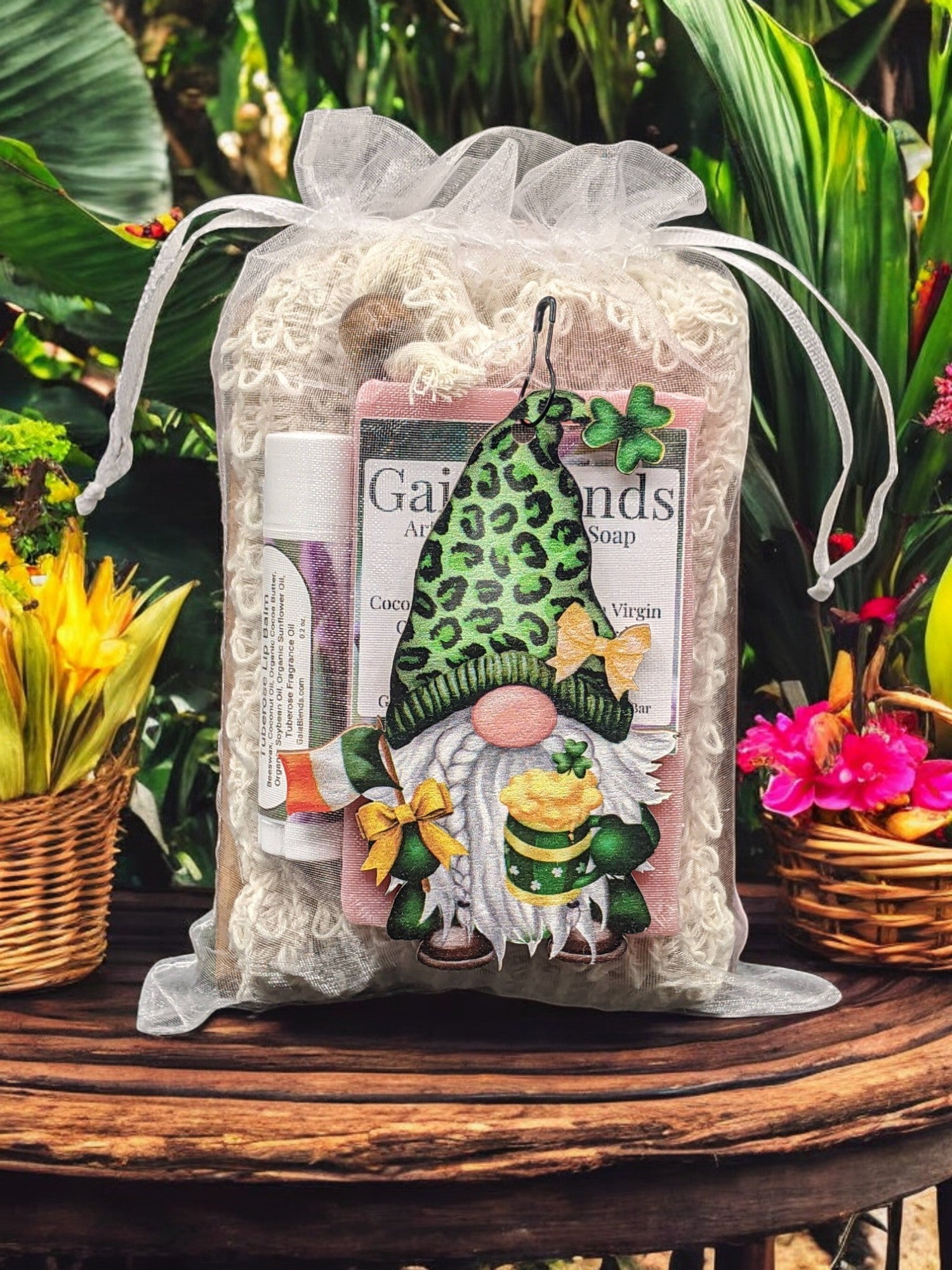 Tuberose St. Patrick's Day Gnome