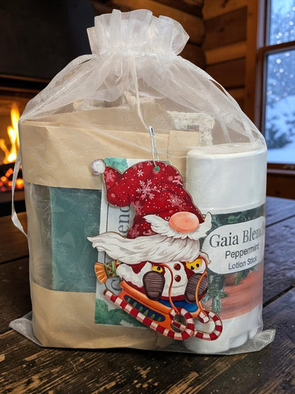 Peppermint Gift Set Santa