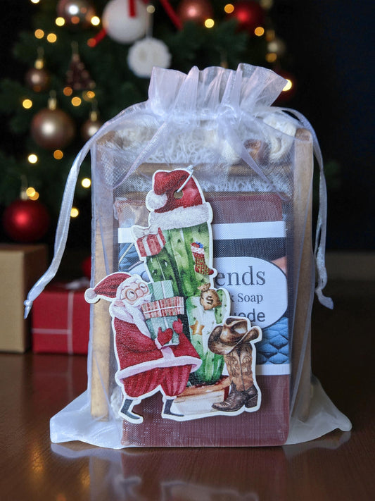 Hickory & Suede Cactus Santa