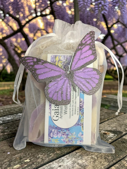 Wisteria & Lilac Butterfly