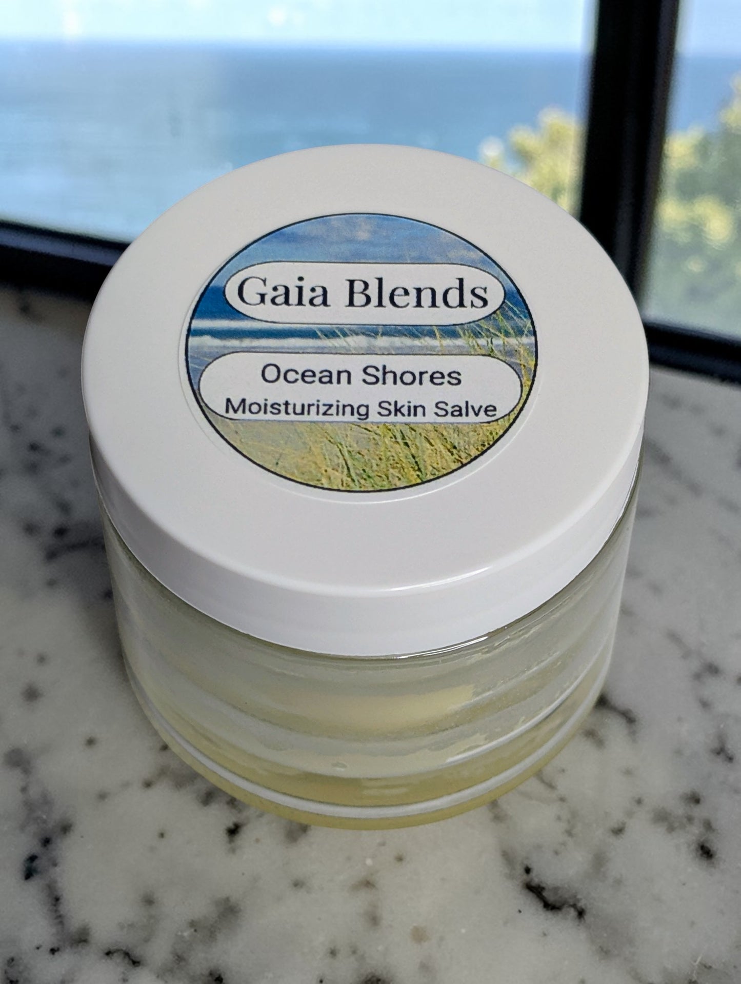 Ocean Shores Glass Jar