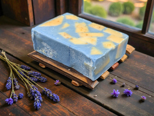 Lavender Litsea with Calendula Flowers