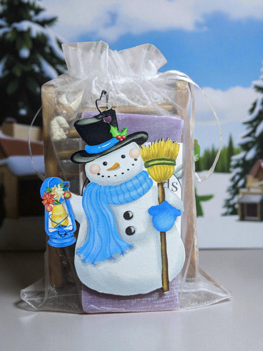 Lavender Snowman